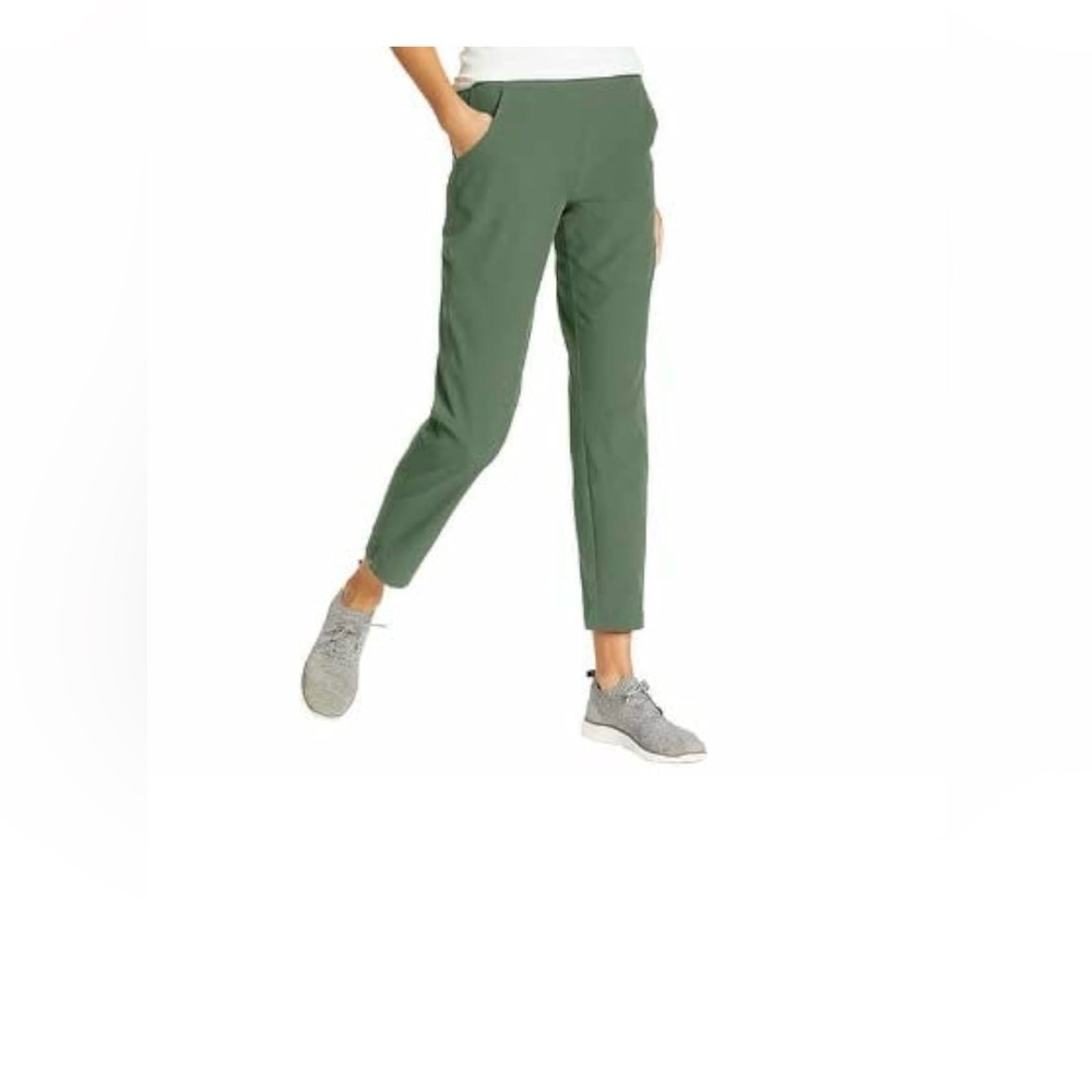 Eddie Bauer Green 2X Travelers Pants